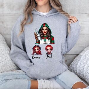 Custom Horror mama sweaters !